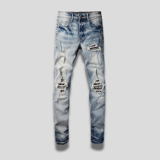 CITYDRIP "MONOKROME" BANDANA JEANS - Citydrip