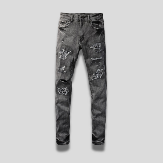 CITYDRIP "ATLANTA" BANDANA JEANS - Citydrip