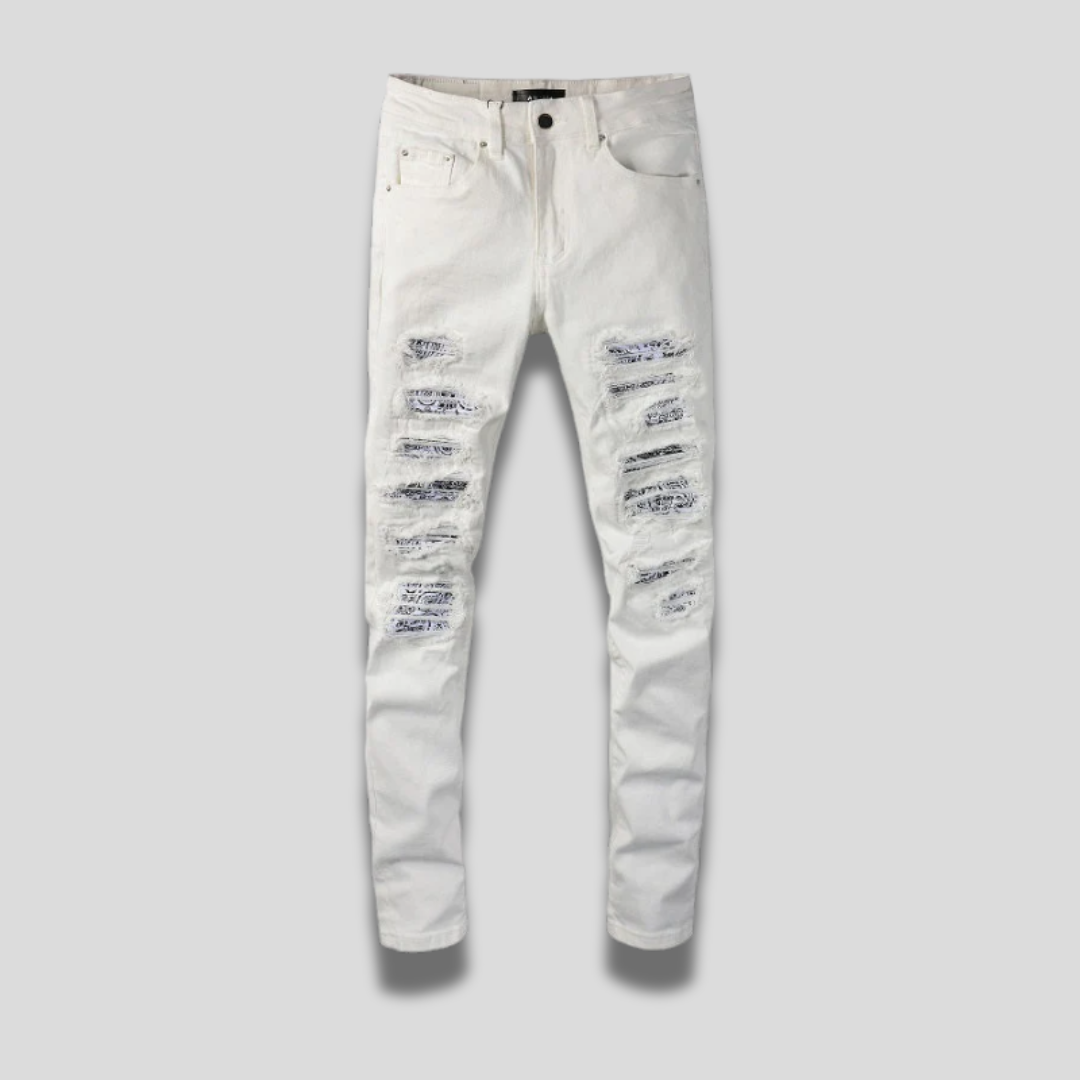 CITYDRIP "TULSA" BANDANA JEANS - Citydrip