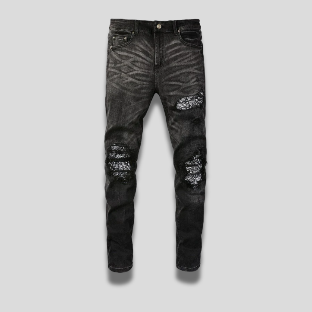 CITYDRIP "OPIUM" BANDANA JEANS - Citydrip