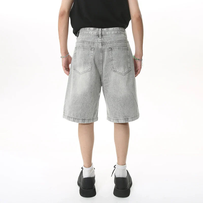 CITYDRIP "BRIGHT MOON" WASHED VINTAGE JORTS - Citydrip