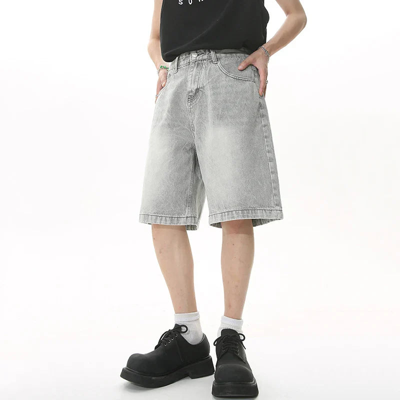 CITYDRIP "BRIGHT MOON" WASHED VINTAGE JORTS - Citydrip