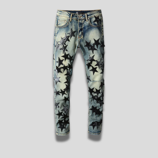 CITYDRIP "MARBLE" STARRY JEANS - Citydrip