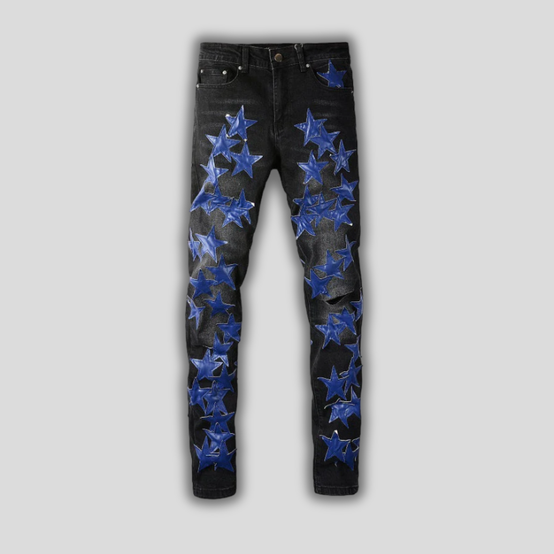 CITYDRIP "ROYALZ" STARRY JEANS - Citydrip